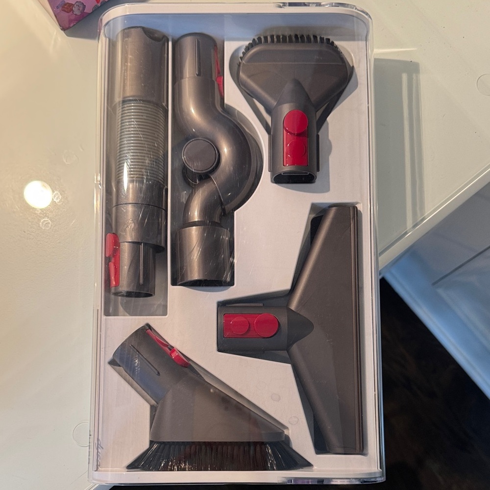5-Piece Dyson Stick Vacuum Attachment Set - Gray